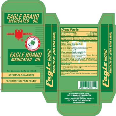 Package Label (220307 Ub Eagle Brand Medicated Oil)
